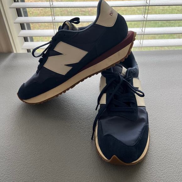 New Balance Other - New Balance 237 Mens Blue Suede Lace Up Lifestyle V1 Sneakers Size 10